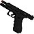 Pistola Airsoft A Gás Qgk R17 Gbb Blowback Glock Com Recuo - Imagem 4