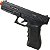 Pistola Airgun Glock Qgk Esferas De Aço 4,5mm - Imagem 1