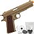 Pistola Airsoft Rossi 1911 KWC 6mm Esferas de Alumínio Tan - Imagem 1