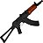 Rifle Pressão Full Metal AKS74U Kalashnikov 4.5m Loader Capa - Imagem 2
