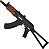 Rifle Pressão Full Metal AKS74U Kalashnikov 4.5m Loader Capa - Imagem 3