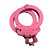Algema Polícia Profissional De Aço Carbono 1020 Rosa - Imagem 3
