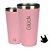 Copo Térmico Gluck Sleek 473ml Aço Inox P/ Bebidas Salmão - Imagem 1