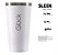 Copo Térmico Gluck Sleek Aço Inox Bebidas 473ml Off White - Imagem 5