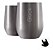 Copo Térmico Gluck Whisky Spirit Silver Steel Aço Inox 354ml - Imagem 1