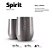 Copo Térmico Gluck Whisky Spirit Silver Steel Aço Inox 354ml - Imagem 4