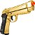 Pistola Airsoft PT92 V22 Gold Vigor 6mm Metal Spring Mola - Imagem 3