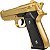 Pistola Airsoft PT92 V22 Gold Vigor 6mm Metal Spring Mola - Imagem 5