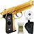 Pistola Airsoft Pt92 V22 Metal Gold Vigor 6mm Mola BBs LBB - Imagem 1