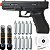 Pistola Airgun Glock Qgk Esferas De Aço 4,5mm Pressão Co2 - Imagem 1