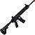 Rifle AEG Rossi Airsoft HK 416-L Neptune BBs e Bateria KP9 - Imagem 3