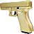 2 Pistolas Airsoft GK-V20 Gold Full Metal Mola 6mm Vigor Rossi - Imagem 5