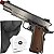 Pistola Airsoft Rossi1911 Silver Wood 6mm Gbb Blowback Metal - Imagem 1