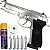 Pistola de Airgun Rossi M92 4,5mm CO2 Blowback Metal Silver - Imagem 1