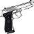 Pistola de Airgun Rossi M92 4,5mm CO2 Blowback Metal Silver - Imagem 2