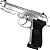 Pistola de Airgun Rossi M92 4,5mm CO2 Blowback Metal Silver - Imagem 3