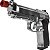 Pistola Airsoft 1911 M92 Rossi Metal GBB Blowback Silver - Imagem 4