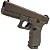 Pistola Airgun Rossi G17 Tan CO2 4,5mm Blowback Metal Semi - Imagem 4