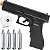 Pistola Airgun Rossi G17 Co2 4,5mm Esfera Aço Polímero Fixo - Imagem 1