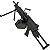 Fuzil Airsoft Aeg Suport Lmg M249 Rossi Light 6mm Drum Mag - Imagem 5
