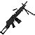 Fuzil Airsoft Aeg Suport Lmg M249 Rossi Light 6mm Drum Mag - Imagem 2