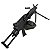 Fuzil Airsoft Aeg Suport Lmg M249 Rossi Light 6mm Drum Mag - Imagem 4