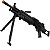 Fuzil Airsoft Aeg Suport Lmg M249 Rossi Light 6mm Drum Mag - Imagem 3