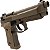 Pistola de Airgun Rossi M92 4,5mm Co2 Blowback Metal Tan - Imagem 6