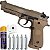 Pistola de Airgun Rossi M92 4,5mm Co2 Blowback Metal Tan - Imagem 1
