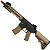 Rifle Airsoft Elet. AR15 Neptune 10 Short Tan Rossi 6mm Auto - Imagem 2