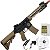 Rifle Airsoft Elet. AR15 Neptune 10 Short Tan Rossi 6mm Auto - Imagem 1