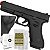 Pistola Airsoft A Gás Rossi V17 Gbb Blowback Glock Com Recuo - Imagem 1