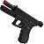 Pistola Airsoft A Gás Rossi V17 Gbb Blowback Glock Com Recuo - Imagem 5