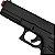 Pistola Airsoft A Gás Rossi V17 Gbb Blowback Glock Com Recuo - Imagem 7