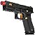 Pistola Airsoft Rossi R17 Custon Gold Green Gás 6mm Blowback - Imagem 5