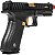 Pistola Airsoft Rossi R17 Custon Gold Green Gás 6mm Blowback - Imagem 6