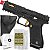 Pistola Airsoft Rossi R17 Custon Gold Green Gás 6mm Blowback - Imagem 1