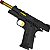 Pistola Airsoft Rossi 1911 Redwings Gold Gbb Blowback 6mm - Imagem 5