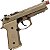 Pistola Airsoft GBB M9A4 Tan Rossi Full Metal Blowback 6mm - Imagem 2