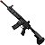 Rifle AEG Rossi Airsoft Neptune HK 416-L BBs e Bateria - Imagem 2