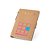 Caderno Multifuncional com Blocos Adesivos e Capa em Papel Kraft Reciclado. Mínimo 50 unidades. - Imagem 4