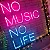 Led Neon No Music No Life - Imagem 2