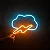 Led Neon Nuvem Raio - Imagem 1