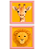 Quadrinhos Girafa E Leão Desenho Infantil Decoração - Imagem 4