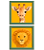 Quadrinhos Girafa E Leão Desenho Infantil Decoração - Imagem 7