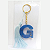 Chaveiro Personalizado em Resina - Formato de Letra com Tassel - Imagem 1