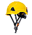 CAPACETE FALCON AMARELO - STEELFLEX - Imagem 1