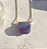 Colar com A M E T I S T A. - Imagem 1