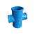 Cruzeta Soldável 75x50mm Pn 125 1 unidade padrão irrigação - Imagem 1