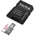CARTAO DE MEMORIA 32GB SANDISK ULTRA 100 MB MICRO C/ADAPTADOR SDSQUNR-032G-GN3MA - Imagem 2